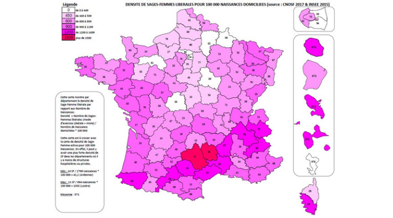 Zonage sagesfemmes / Arrêté fixant la méthodologie  UNSSF  Union